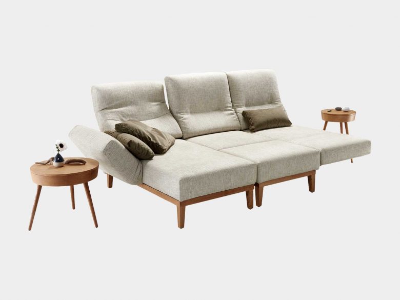 Sofa modular Polster massivholz
